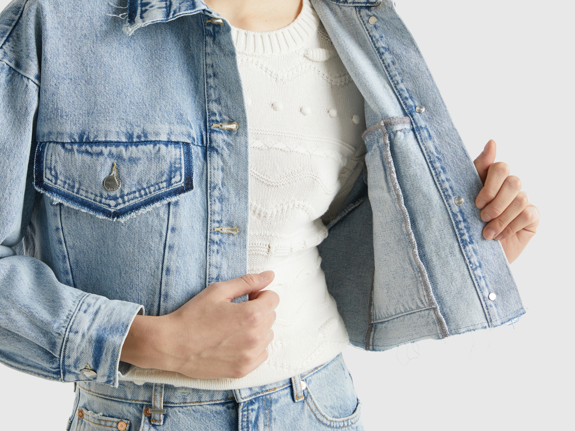 Джинсовая куртка BENETTON